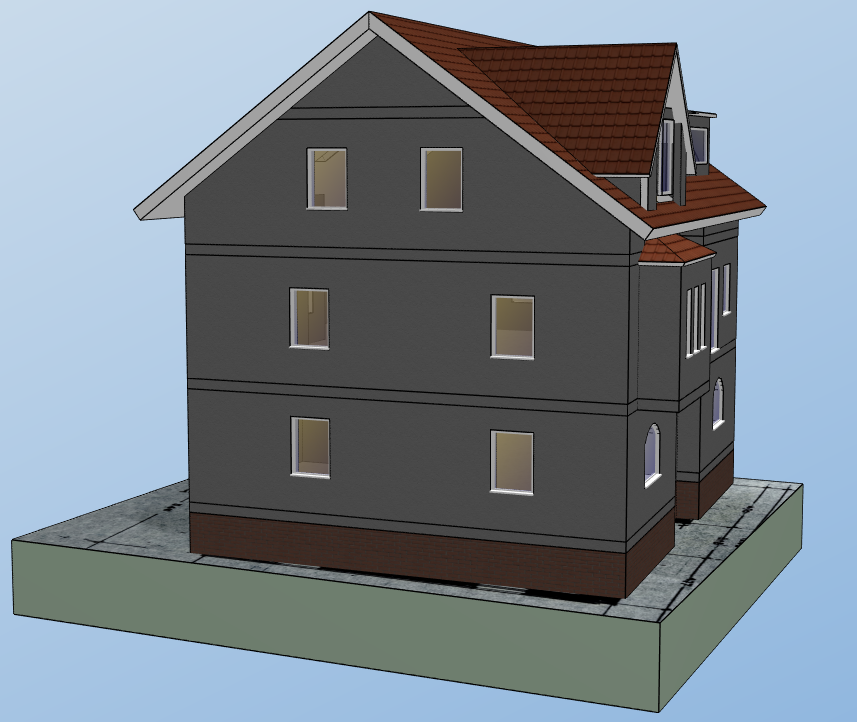 iSFP Gebäudemodell 3D