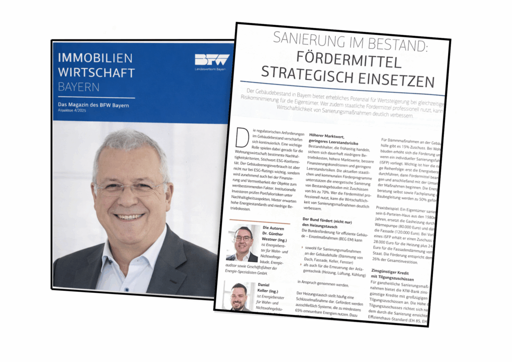 Sanieren im Bestand: Fördermittel strategisch einsetzen