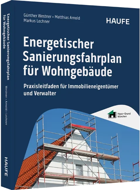 Buchcover: Energetischer Sanierungsfahrplan für Wohngebäude, Haufe Verlag